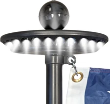 Service First Sirius Solar Flagpole Light - Ultra Bright - Weather Proof Design 