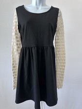 NWT! Black Skater Dress by Alythea, Junior's Sz: M (b20) Party Cute Boho