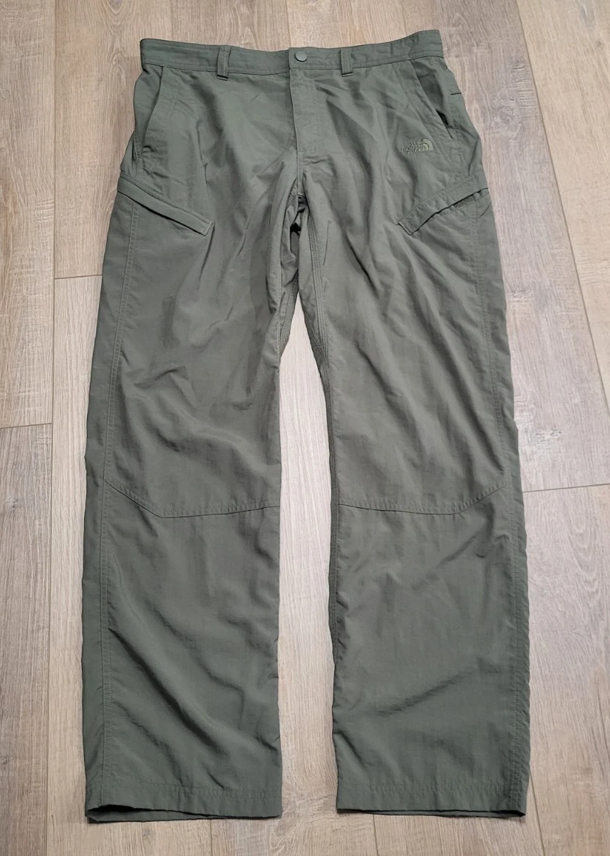 The North Face Hiking Pants Camping Camp Outdoor Mens 34" Model T338/T738 Green