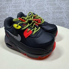 Nike Air Max Toddler Black Orange Sneaker Shoe Size 4C