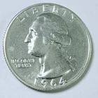 1964 Proof Washington Quarter 90% Silver MS MINT STATE DETAILS FREE SHIP #9789
