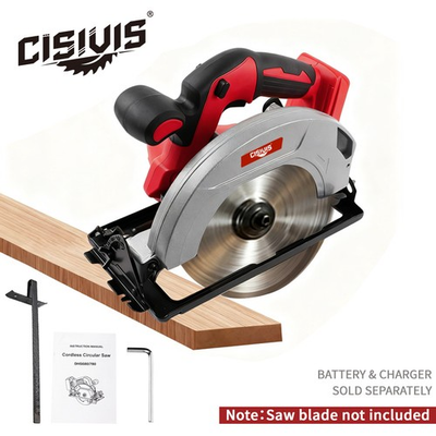 #ad Cisivis 18V Circular Saw Compatible Milwaukee M18 Battery Bare Tool $47.69