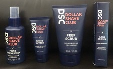 4-Dollar Shave Club Products-Prep Scrub,Shave Butter,Post Shave Dew,Acne Eraser
