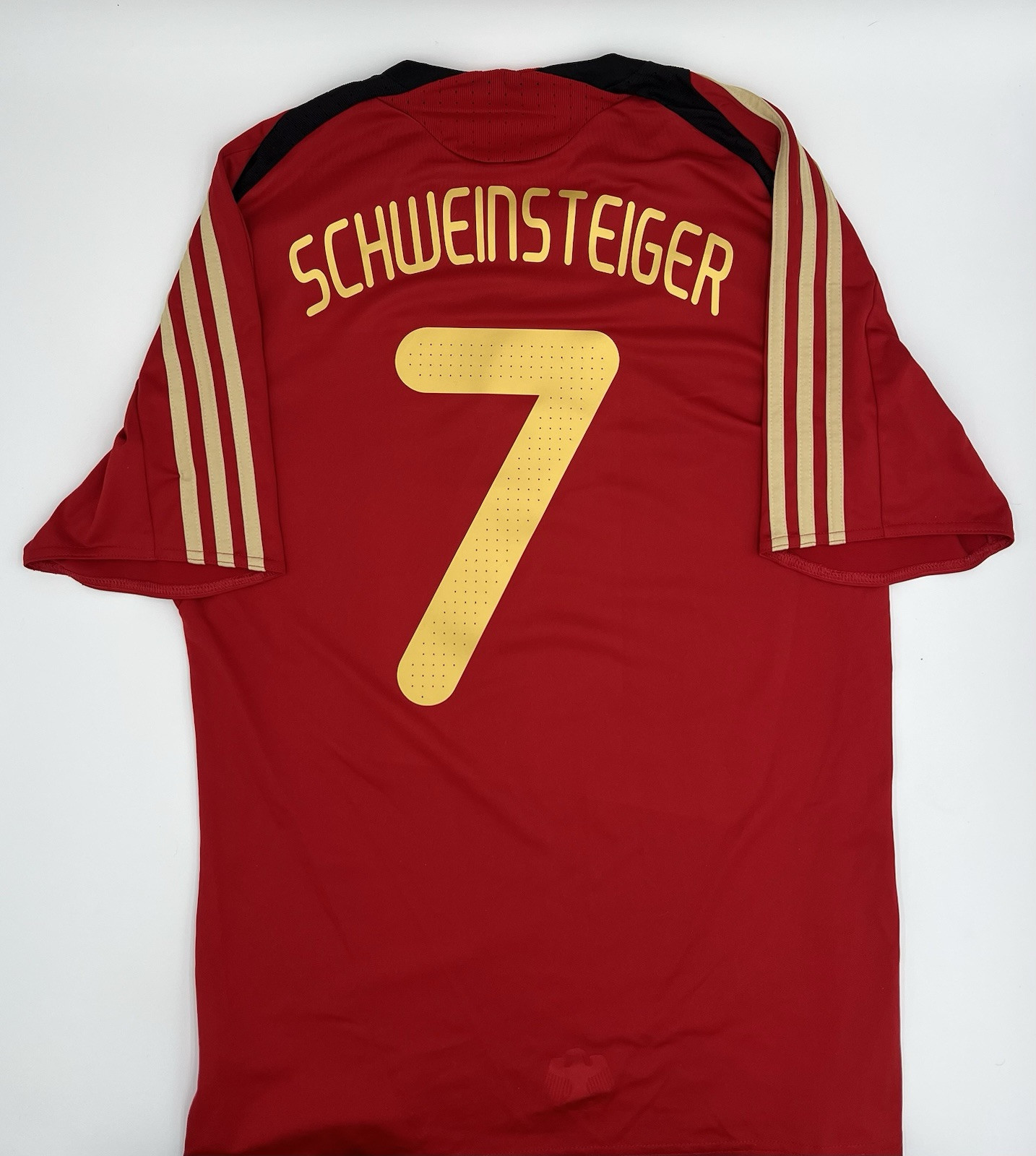 Schweinsteiger #7 Germany 2008/2009 Away ORIGINAL Adidas VTG Soccer Jersey (M)