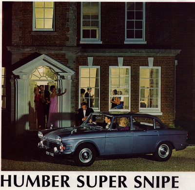 Humber Super Snipe Rootes Motors England UK Vintage Print Ad 1965 London News