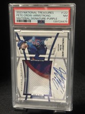 2023 National Treasures Pete Crow Armstrong Rookie Patch Auto RPA # /9 Cubs RC