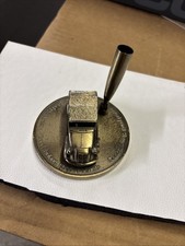 Vintage TOYOTA Advertising Promotional Paperweight And Pen Holder
