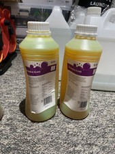 2 X UNOPENED 1 Litre QTX Professional UV Bubble Fluid Liquid Solution