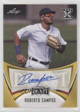 2021 Leaf Draft Base Auto Gold Roberto Campos #BA-RC3 Auto 0tw4