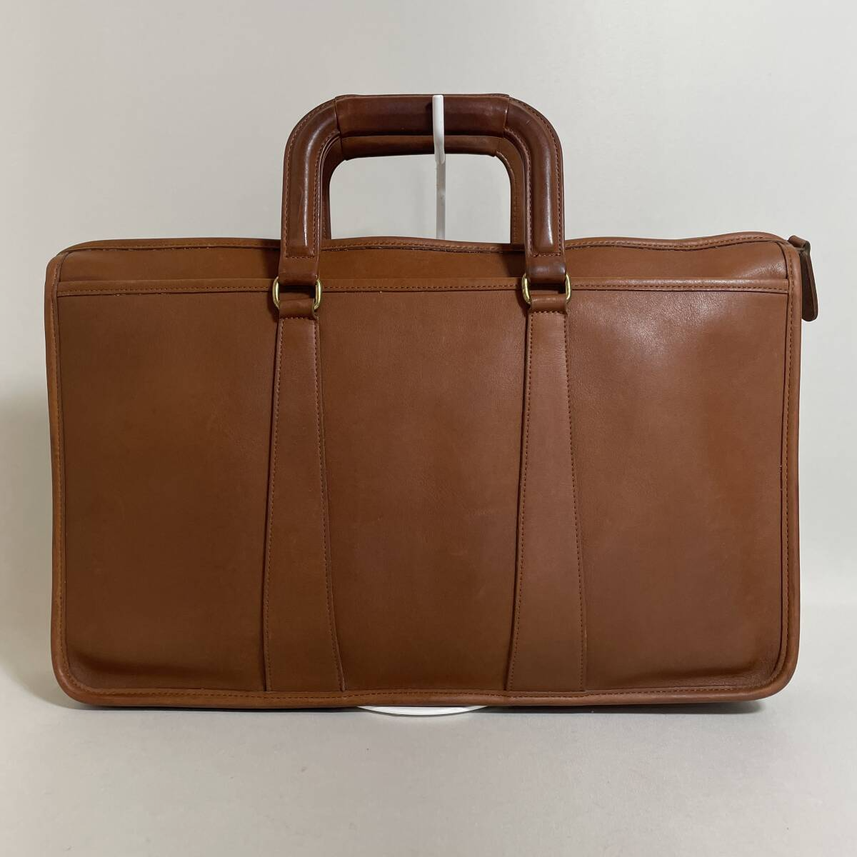 Coach Briefcase 5282 Brown Vintage Leather Business Bag Authentic