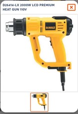 DeWalt D26414-LX 2000W LCD PREMIUM HEAT GUN 110V