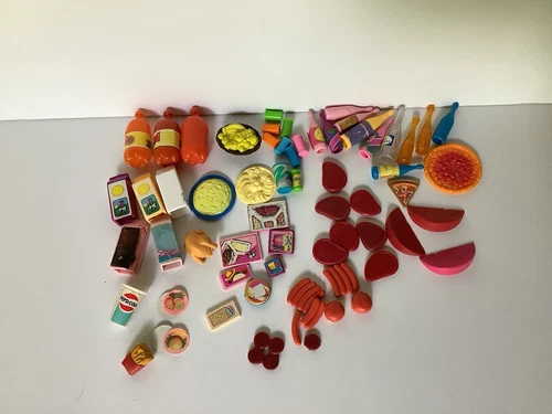 Mattel Barbie (& Other Clone Doll) Vintage Food Kitchen Accessory Mixed Lot.
