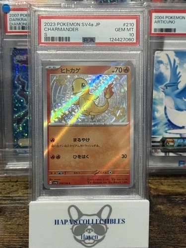 2023 POKEMON JPN SV4A-SHINY TREASURE EX S #210 CHARMANDER PSA 10
