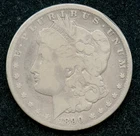 1890-CC Morgan Silver Dollar $1 Good+ w/ Rim Bumps