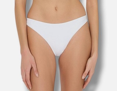 Milly Women's White Margot Bikini Bottom Size L