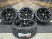 Refurbished Genuine 19" Alfa Romeo Giulia QV Quadrifoglio Wheels set New Tyres