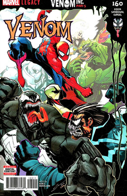 VENOM #160 CVR A GERARDO SANDOVAL 1ST PRINT 2018 MARVEL COMICS NM