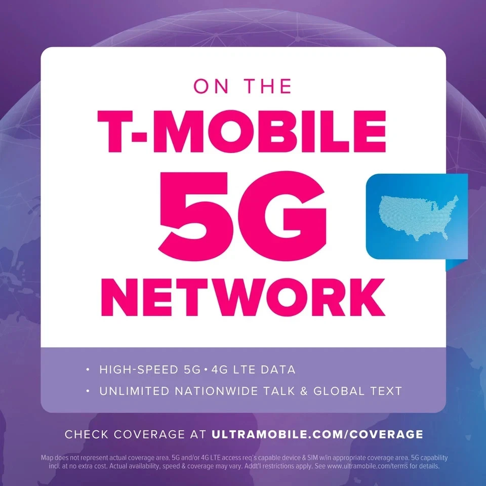 Ultra Mobile Micro/Regular SIM card for Unlocked Phones - Image 3 of 4