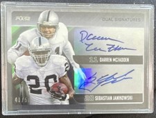 2025 Pulse - Darren McFadden &amp; Sebastian Janikowski Hard Signed Auto /50.