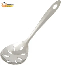Select Slotted Serving Spoon, 9.5 Inch, Stainless Steel