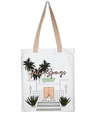 Radley Bag Chalk Canvas Tote Shopper Bag - Palm Springs California Responsible