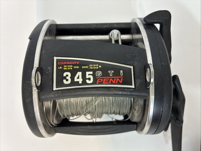 Penn Casting Reel 345 GTI Graphite Big Game Level Wind | eBay
