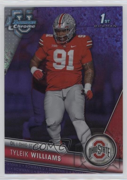 2023 Bowman U Chrome Purple Mini-Diamond Refractor /399 Tyleik Williams #149 p8v