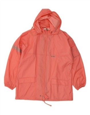 JEANTEX Mens Hooded Rain Jacket UK 36/38 Small Pink BF02