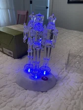 Cracker Barrel Treetops Glisten LED Light-Up Musical Nutcrackers