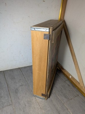 Vintage Budweiser Wall Cabinet Shadow Box Wood Crate Cubby Bar