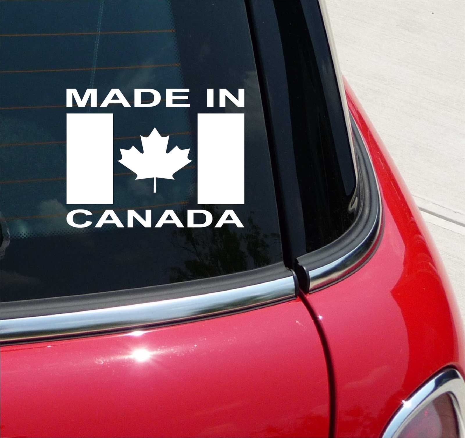 Canadian Made Graphic Decal Sticker for Car & Wall Art