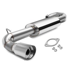 4 Muffler Tip Stainless Steel Axle Back Exhaust System For 11-16 Scion Tc Agt20
