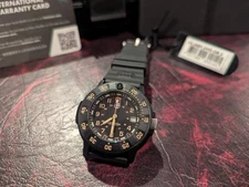 Luminox Navy Seal Black Dial Rubber Strap Sapphire Watch - XS.3001.EVO.OR.S NEW