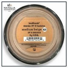 BareMinerals Original Foundation Medium Beige N20 8g / 0.28oz Loose Powder SPF15
