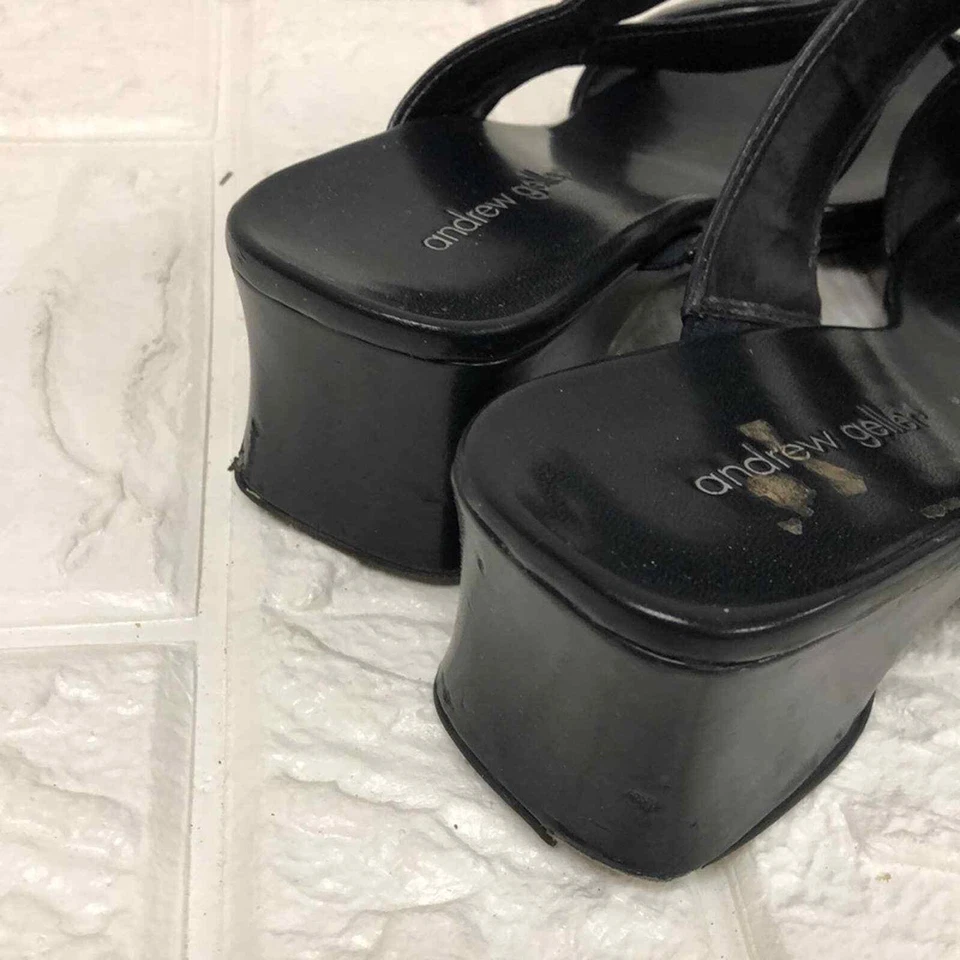 Andrew Geller navy blue sandals Women’s Size 8 - Image 4 of 4