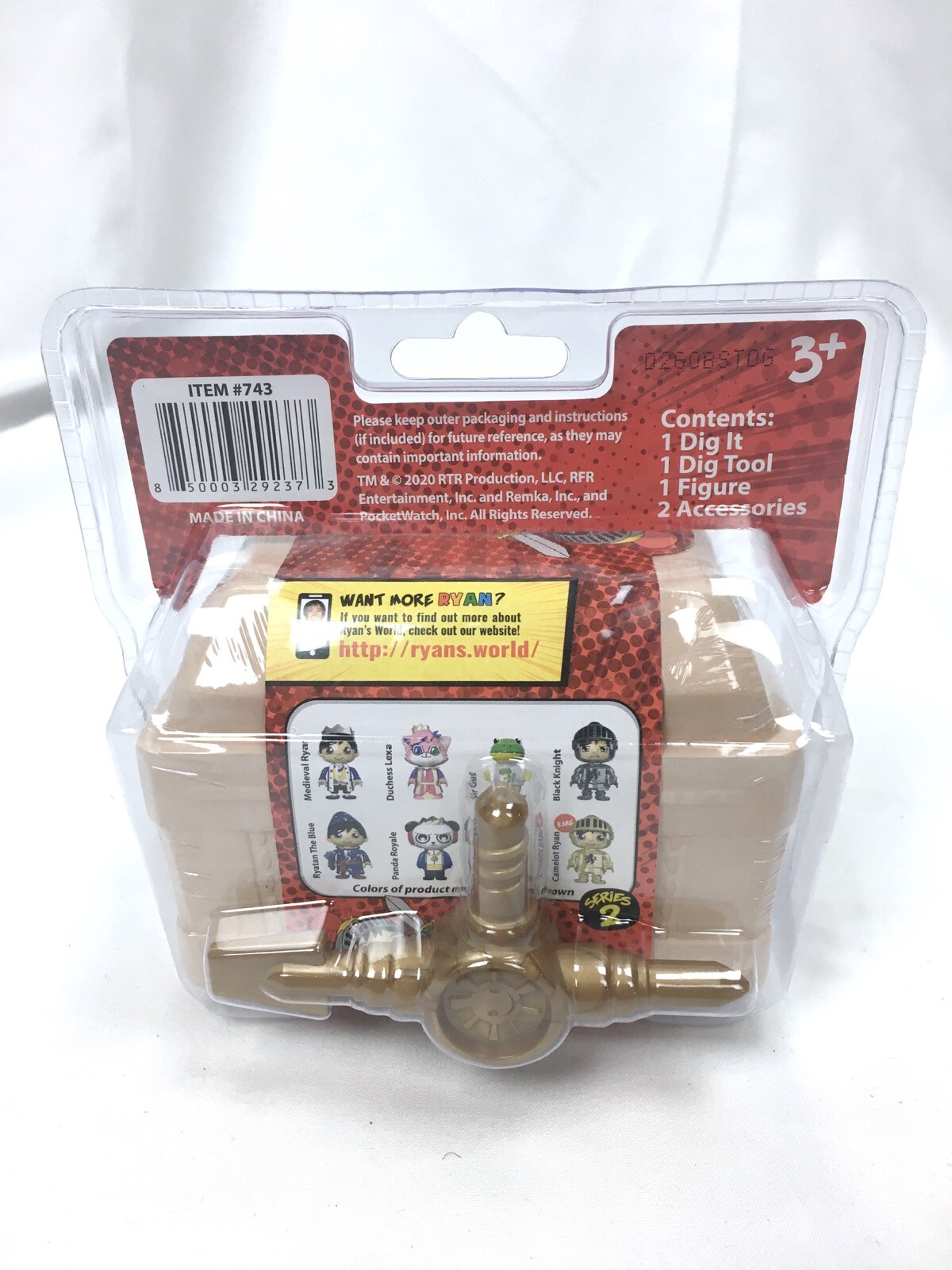 New Ryan’s World Dig n Discover Royal Treasure Chest Mystery Figure Series 2