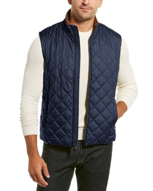 Diamond Quilted Jacket By Playboy L Navy For Sale Online Ebay