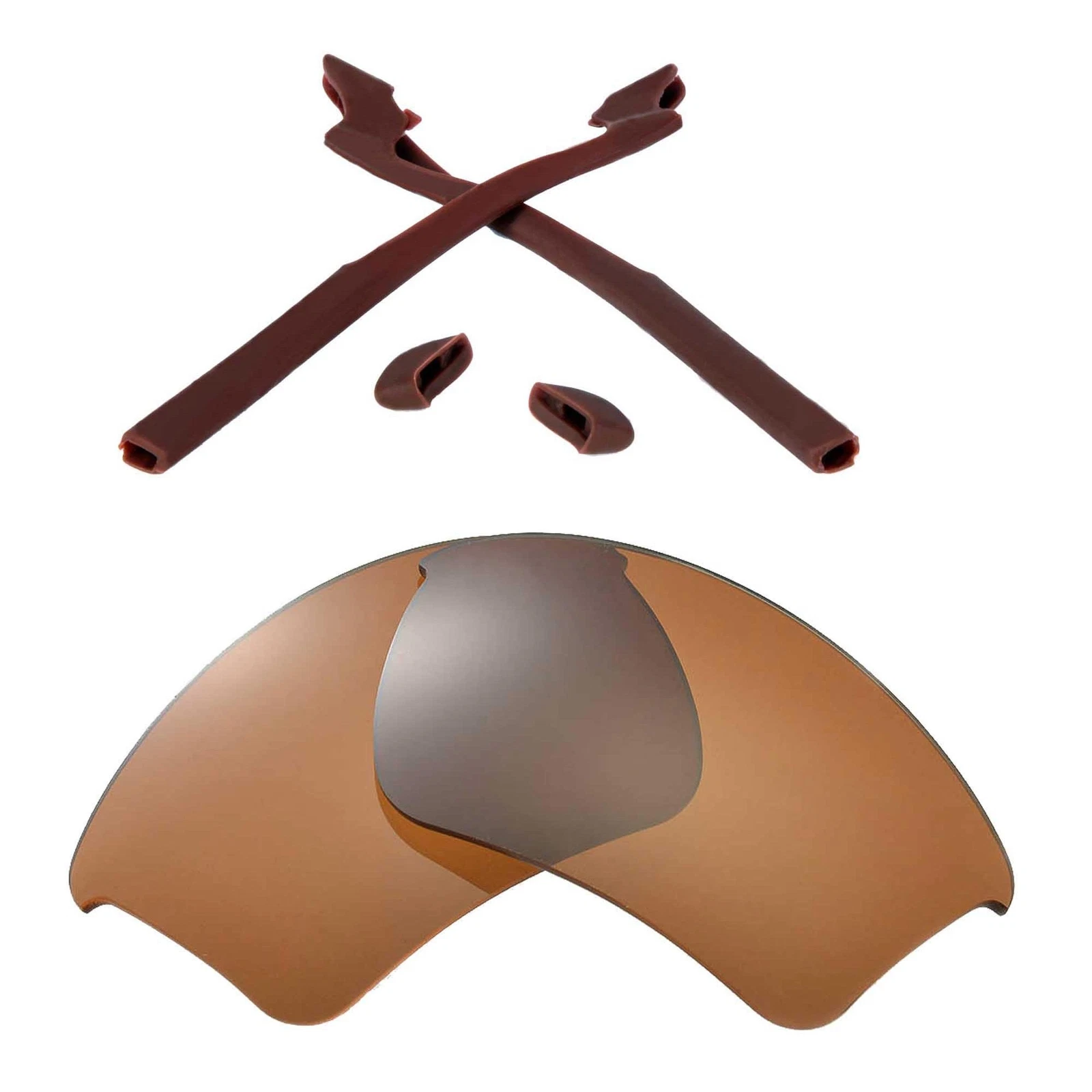 Walleva Polarized Brown Lenses + Brown Rubber Kit For Oakley Half Jacket 2.0 XL
Opens in a new windo