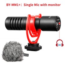 BOYA BY-MM1 Plus Super Cardioid Shotgun Microphone Camera DSLR With Monitoring