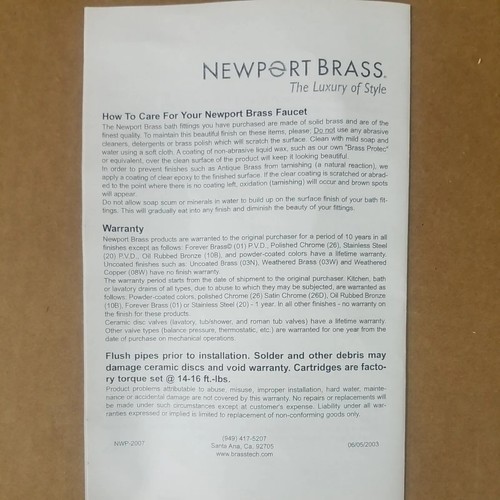 Newport Brass 9401/15S Kitchen Faucet Satin Nickel - Picture 13 of 14