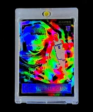 TYRESE HALIBURTON BLACK REFRACTOR ROOKIE RC Holofoil Base Non Auto - PACERS
