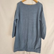 Pure Jill Tunic Dress Knit  3/4 Sleeves Pima Cotton Blend 2 Pockets Size L