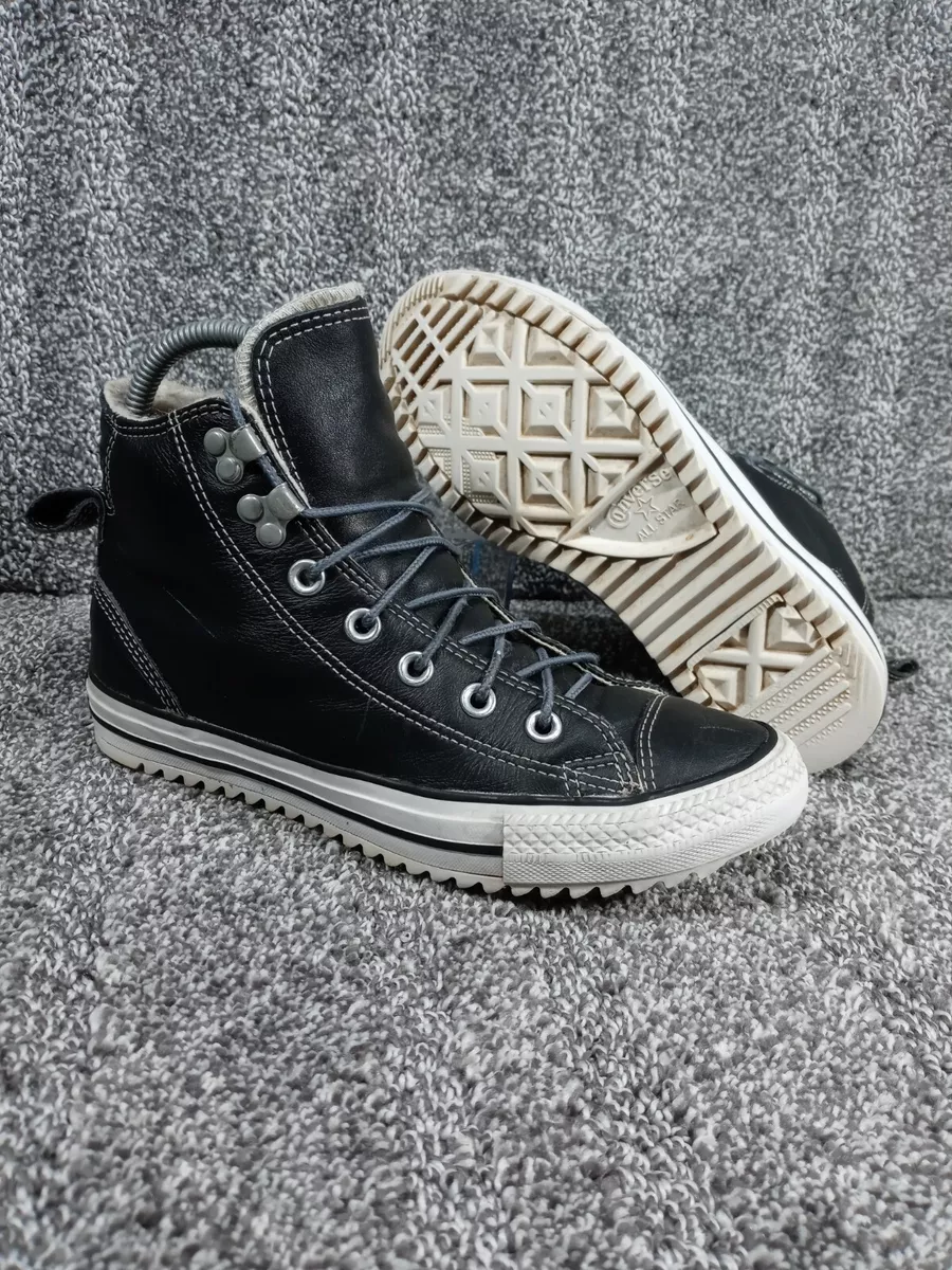 importeren Aja Conflict Leather Converse All Star Chuck Taylor City Hiker Black Shoes Men 5 Women 7  | eBay