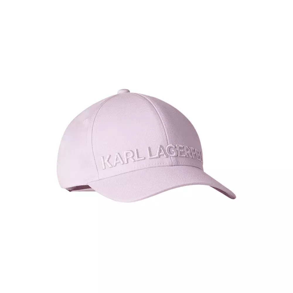 Karl Lagerfeld Embroidered Logo Pink Cap | eBay