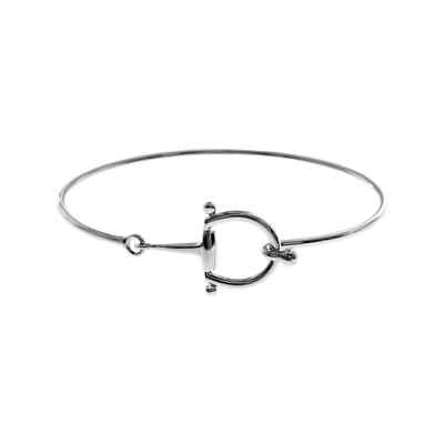 Sterling Silber Halb Trense Armreif British Made 925 gepunzt nagelneu verpackt