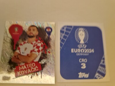 Topps Euro 2024 Sticker - Mateo Kovačić (Croatia) - Artist - CRO 3
