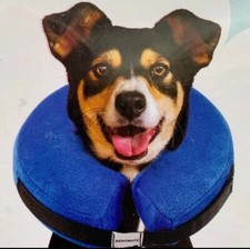 INFLATABLE DOG COLLAR SIZE L 12-18  NECK SOFT WASHABLE E COLLAR