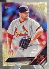 Jordan Walden 2016 Topps Series One Gold /2016 #106 St. Louis Cardinals 