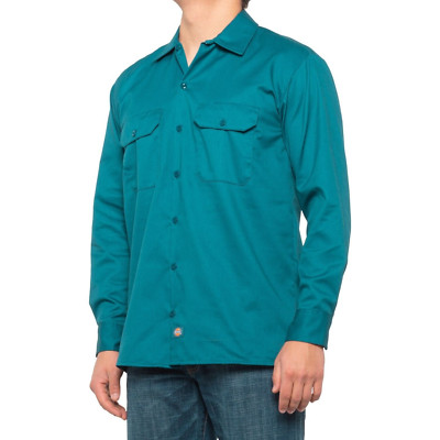 Dickies Mens Work Shirt Small W9410DE016118 Button Down Pockets Original Fit NWT