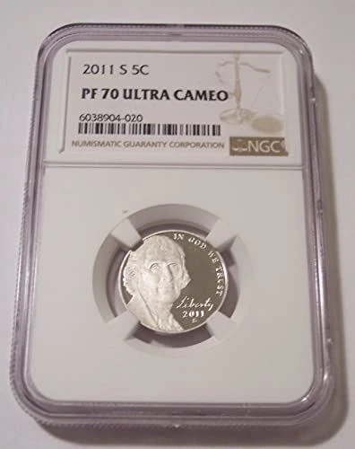2011 S Jefferson Nickel Proof PF70 UC NGC